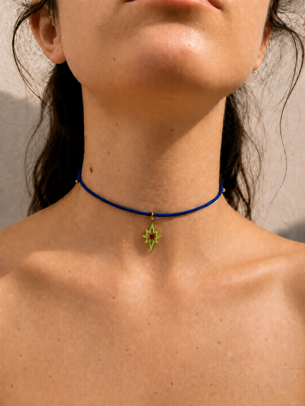 Choker Blue - Choose your charms