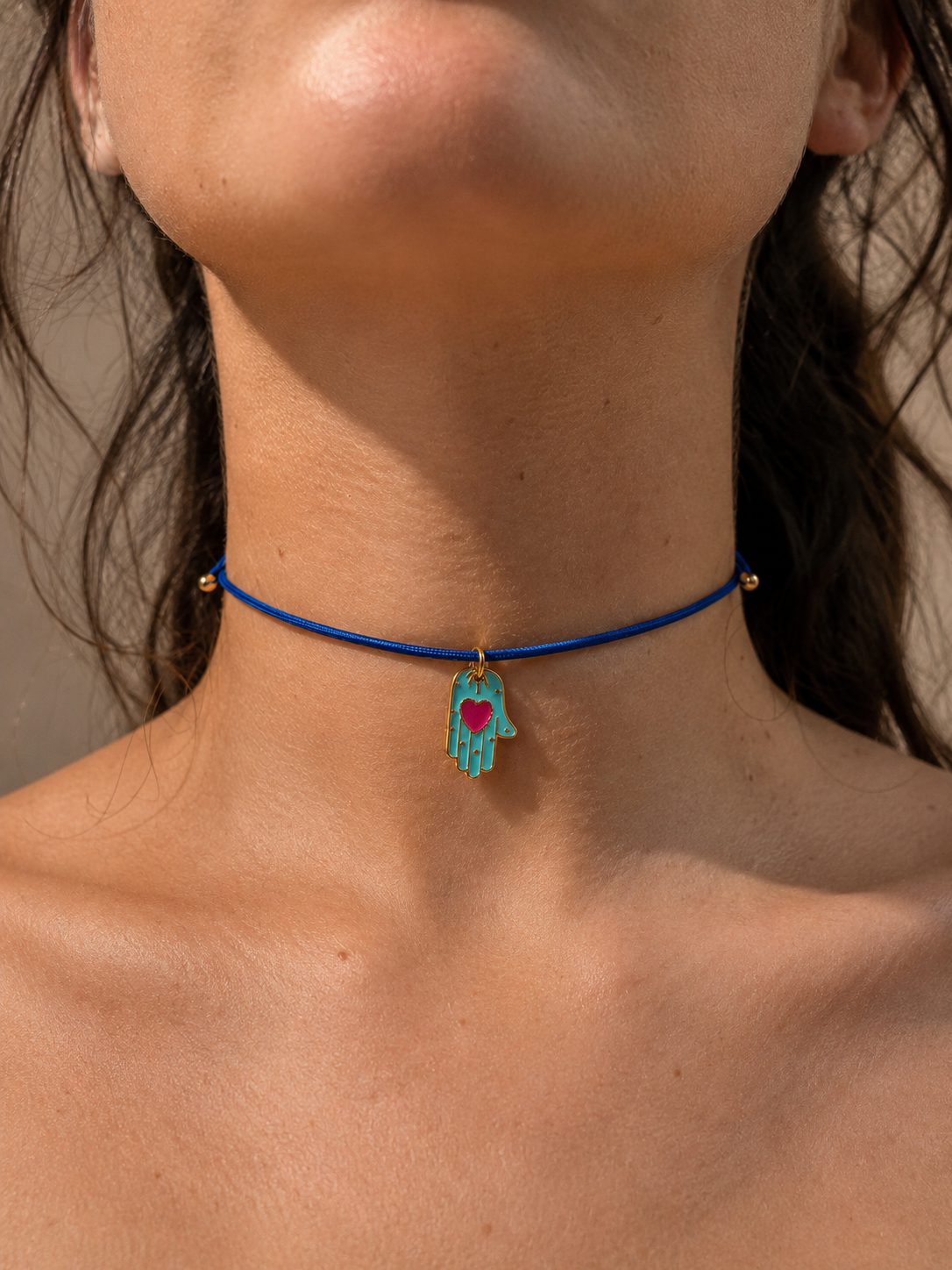 Choker Blue - Choose your charms