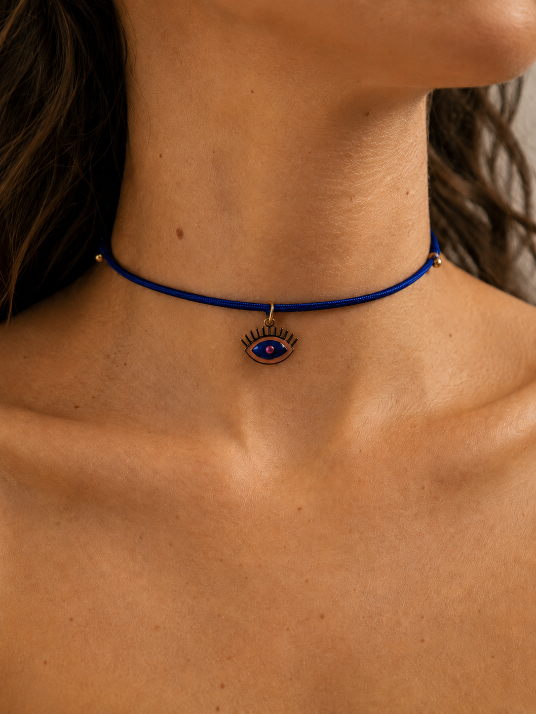 Choker Blue - Choose your charms