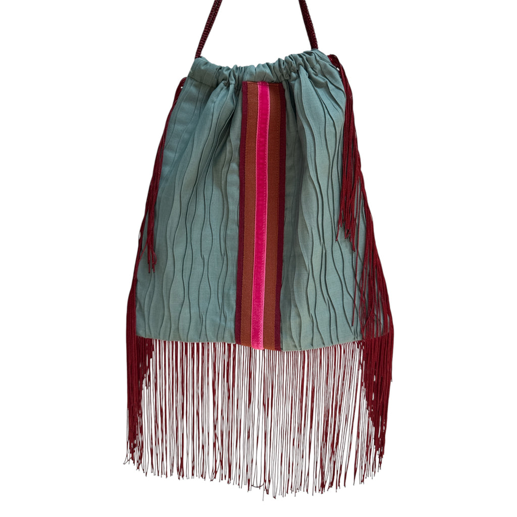 Sacchetto - Sage Green Plissettato