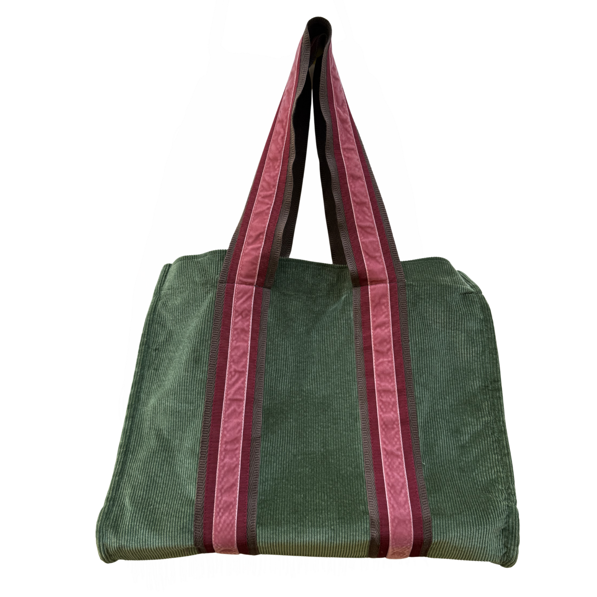 M Tote - Green Corduroy