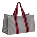 L Tote - Grey Cotton