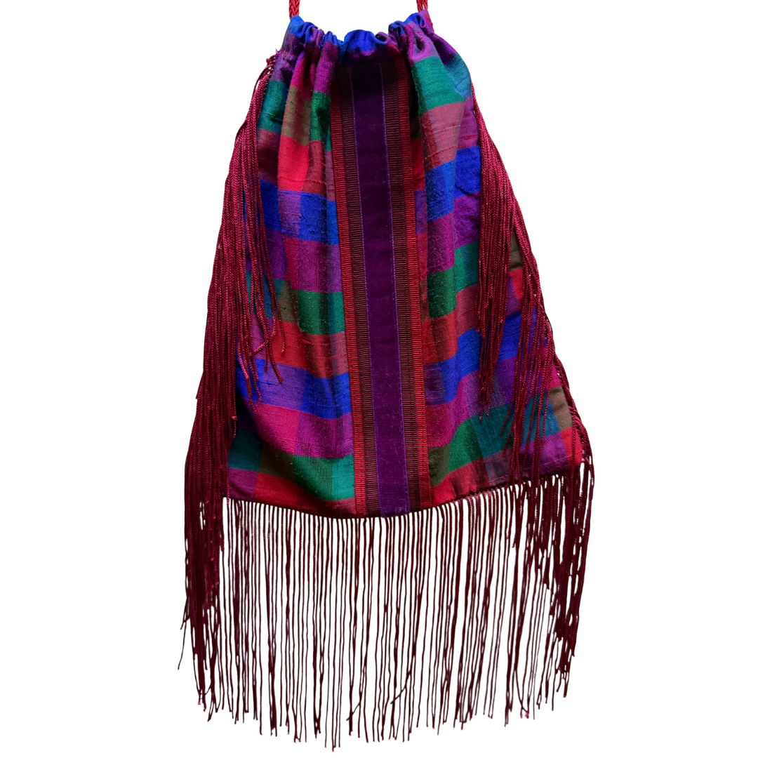 Sacchetto - Shantung Quadretti