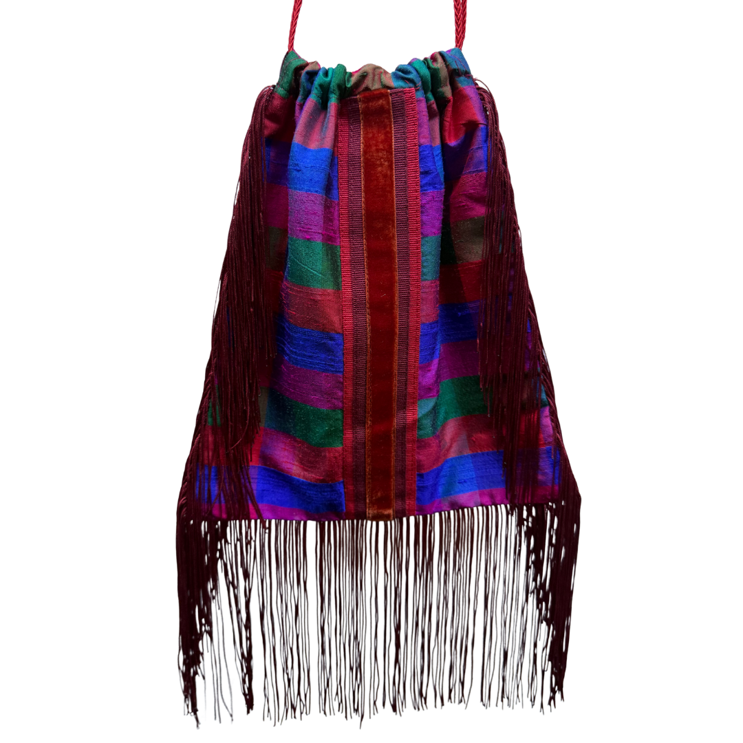 Sacchetto - Shantung Quadretti