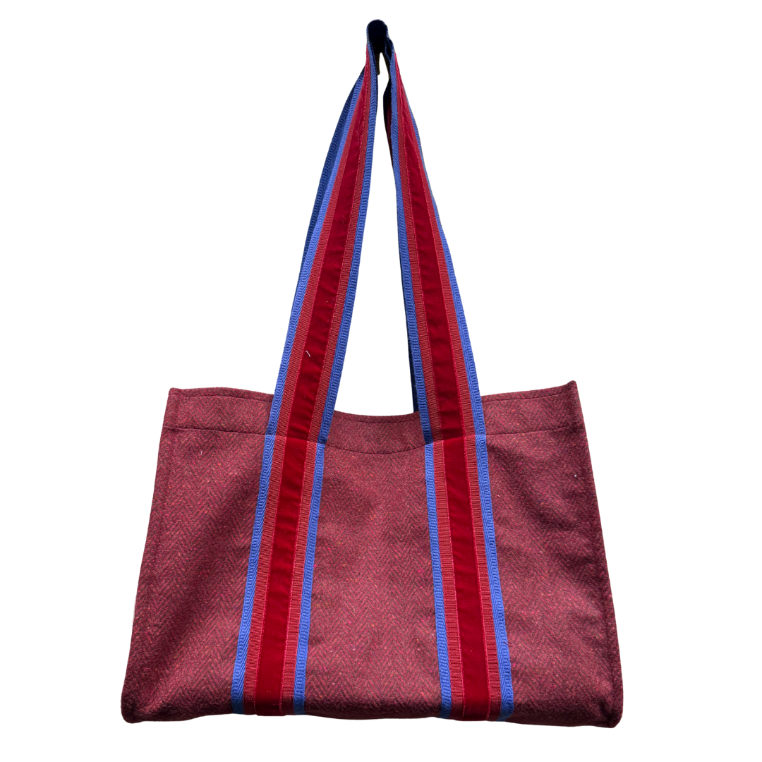 M Tote - Deep Burgundy