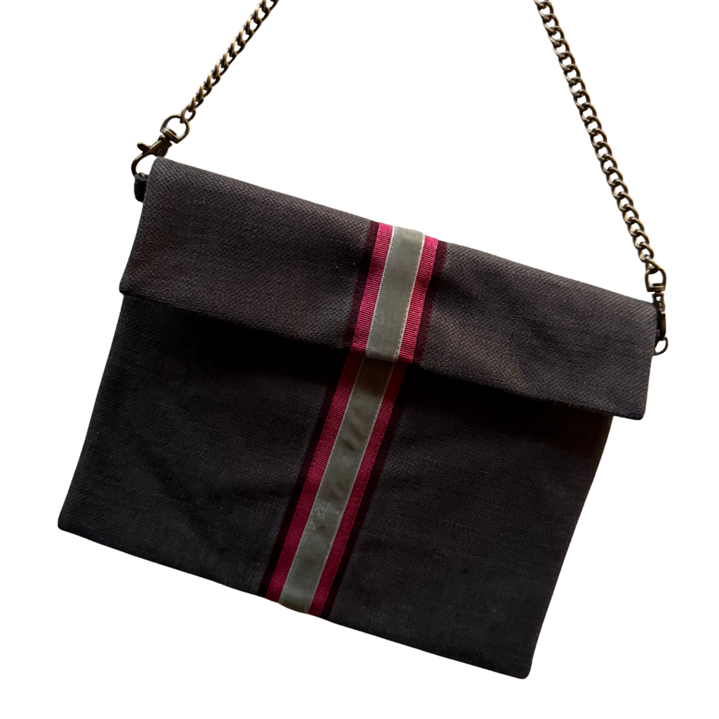 Clutch - Grey Cotton