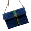 Clutch - Blue Corduroy