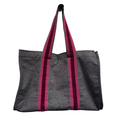 L Tote - Brown Wool