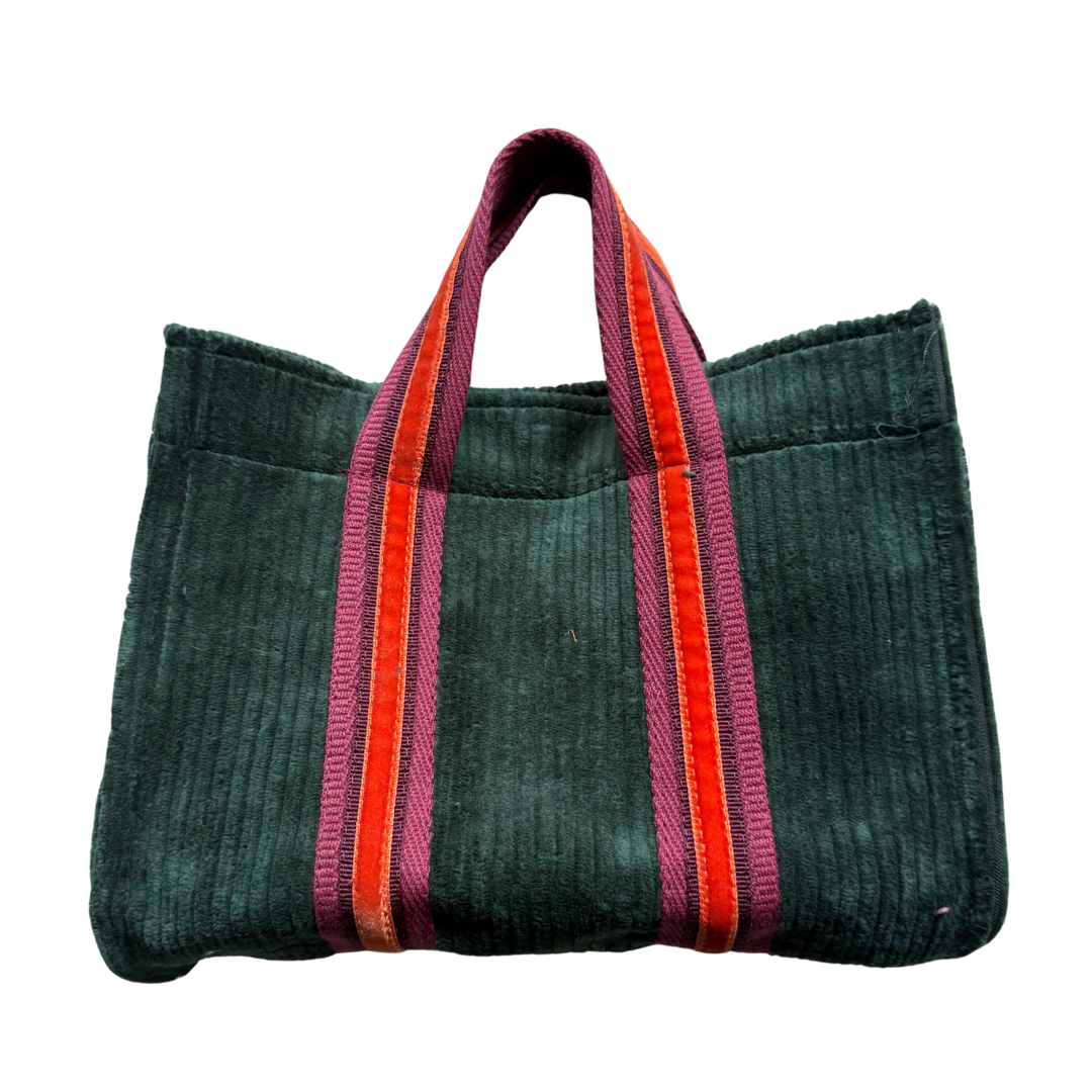 XS Tote - Forest Green Corduroy