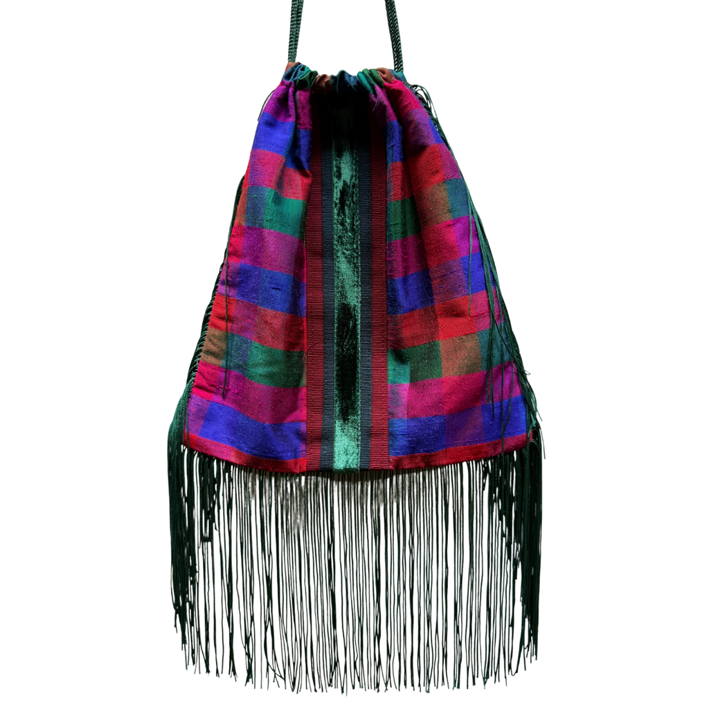 Sacchetto - Shantung Quadretti