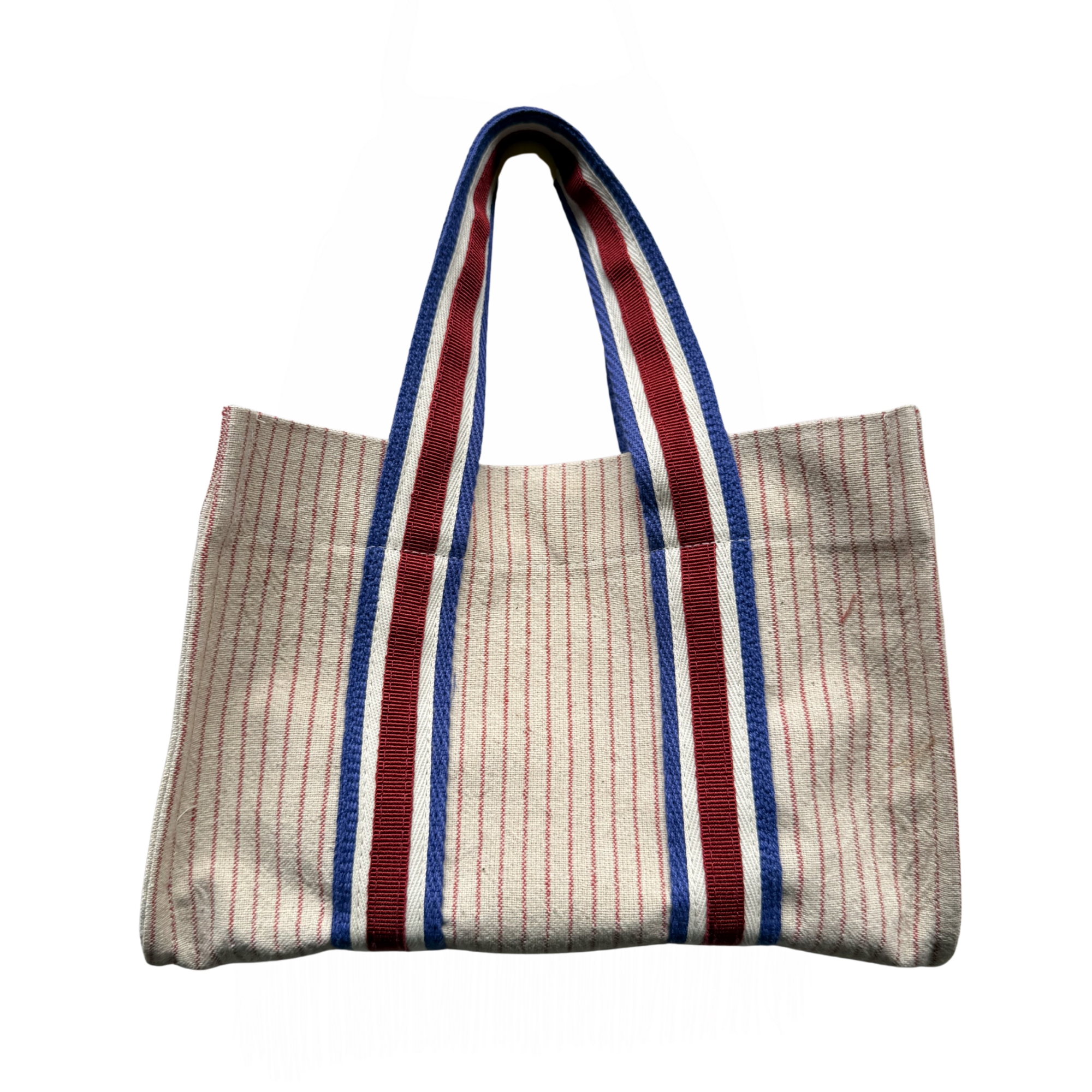 XS Tote - Candy Stripe Linen