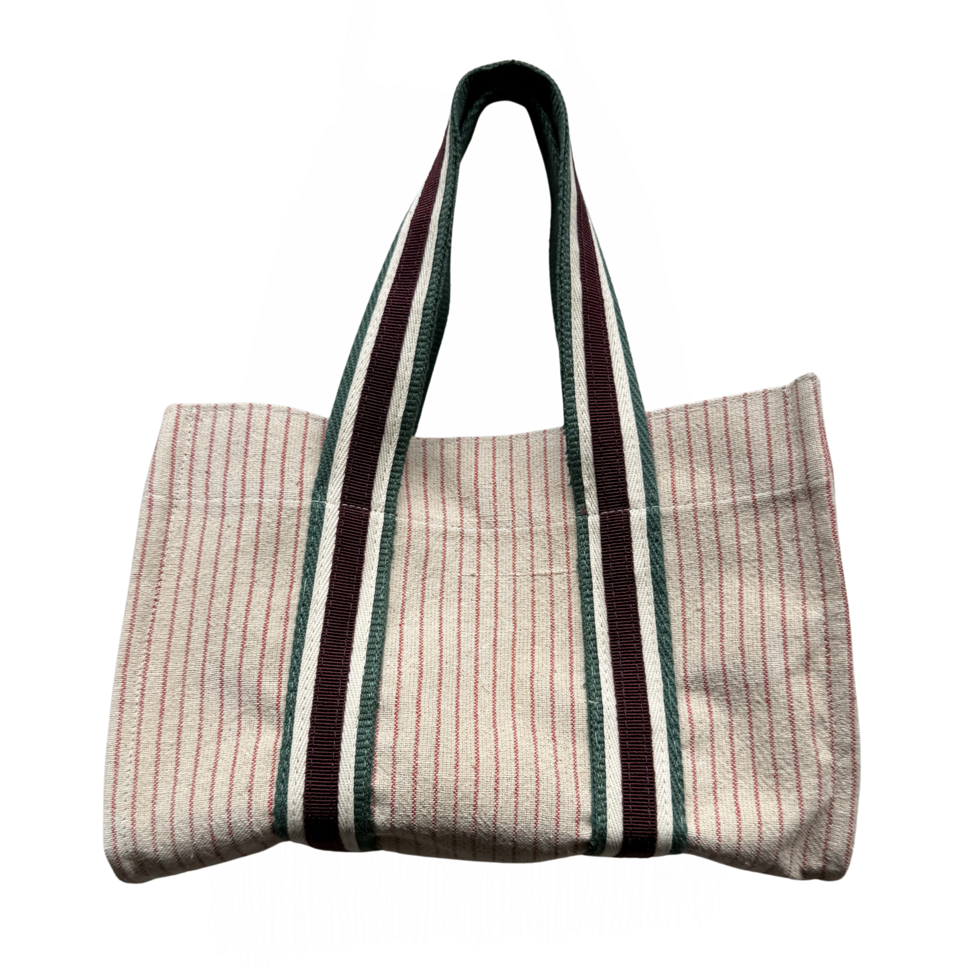 XS Tote - Candy Stripe Linen