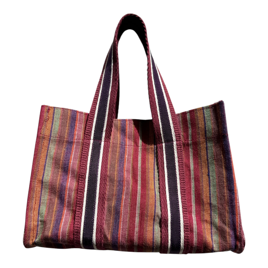 XS Tote - Striped Linen