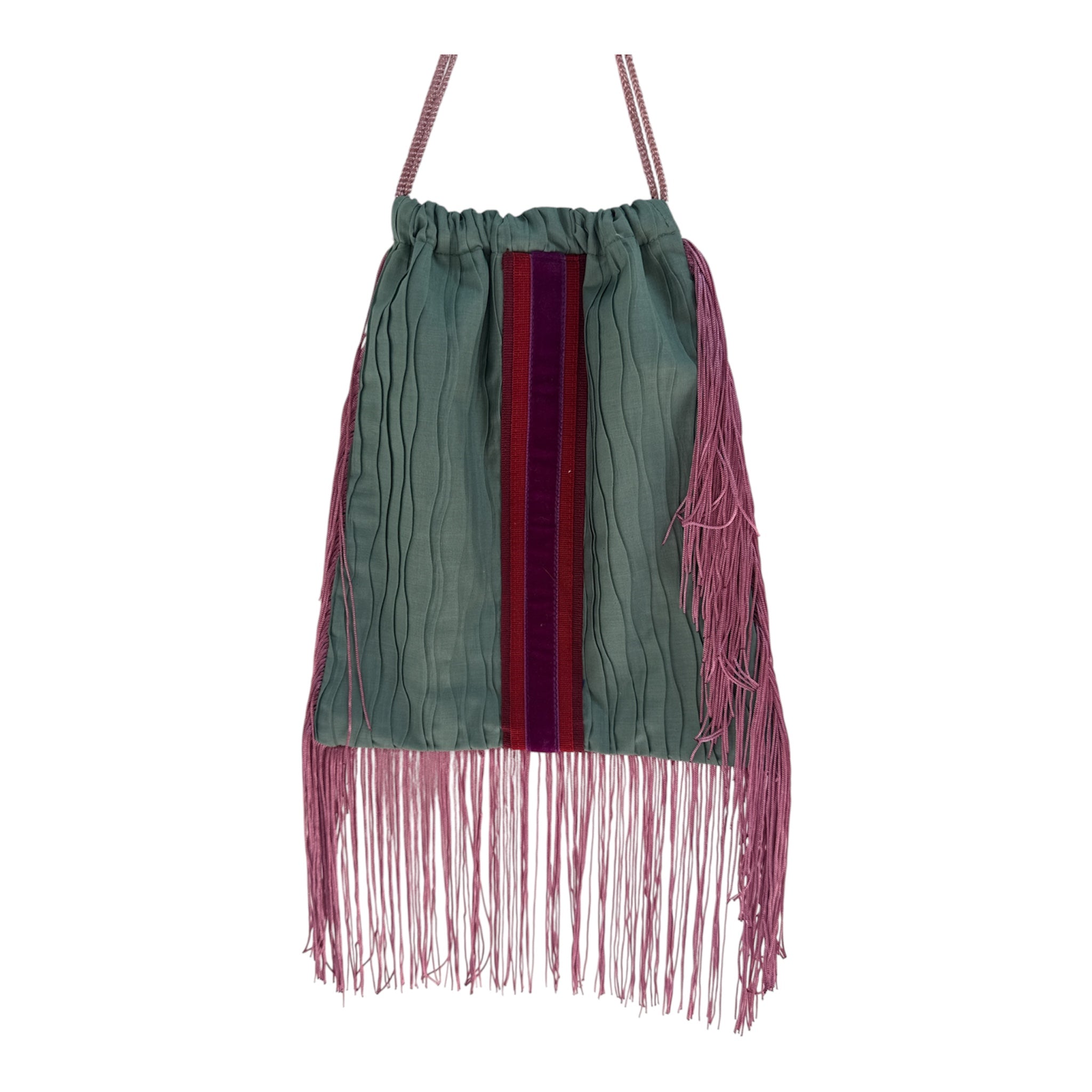 Sacchetto - Sage Green Plissettato