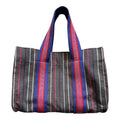 XS Tote - Grey Striped