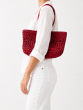 Crochet Long Straps - Red