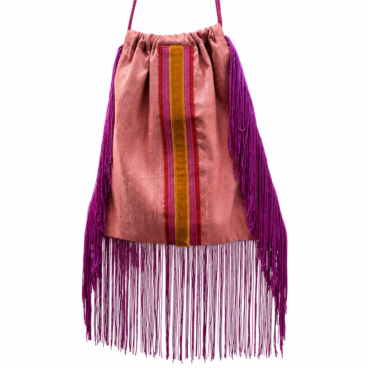 Sacchetto - Pink Shantung (Limited Drop)